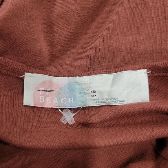 NWOT Free People Beach Burnt Henna Mini Dress Size XS - Picture 9 of 11